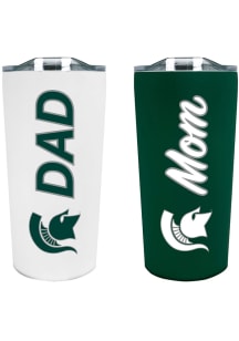 Green Michigan State Spartans Mom/Dad 2pk Stainless Steel Tumbler