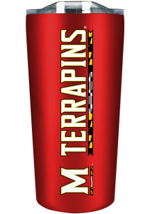 Red Maryland Terrapins 18oz Soft Touch Stainless Steel Tumbler