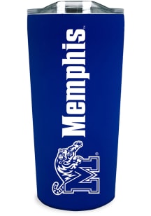 Memphis Tigers 18oz Soft Touch Stainless Steel Tumbler - Blue