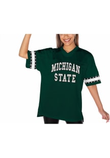 Womens Michigan State Spartans Green Gameday Couture Until Kickoff Jersey Fashion Football