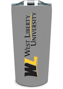 West Liberty Hilltoppers 18oz Soft Touch Stainless Steel Tumbler - Grey