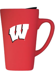 Red Wisconsin Badgers 16oz Soft Touch Mug