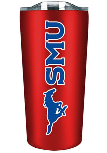 SMU Mustangs 18oz Soft Touch Stainless Steel Tumbler - Blue