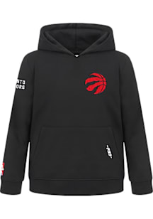 Pro Standard Toronto Raptors Boys Black Classic Chenille Long Sleeve Hooded Sweatshirt