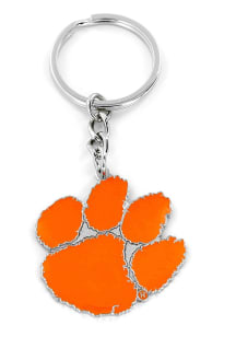 Clemson Tigers Logo Keychain - Orange