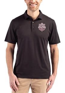 Cutter and Buck Indiana Hoosiers Mens Black 2025 CFP National Champions Coastline Eco Short Sleeve..