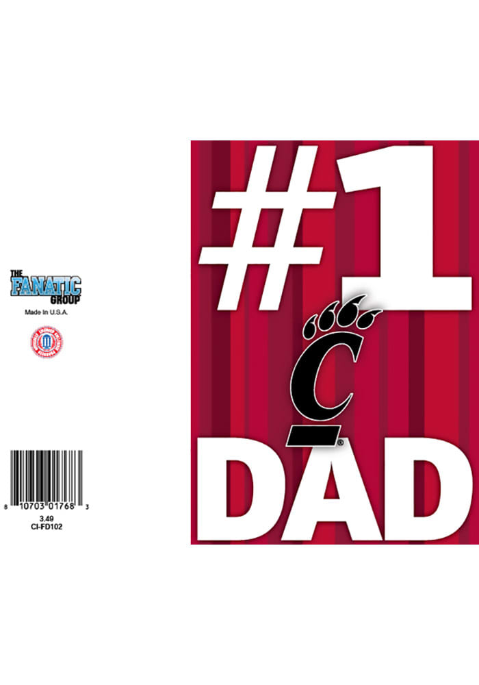 Cincinnati Bearcats Cincy Fathers Day Card