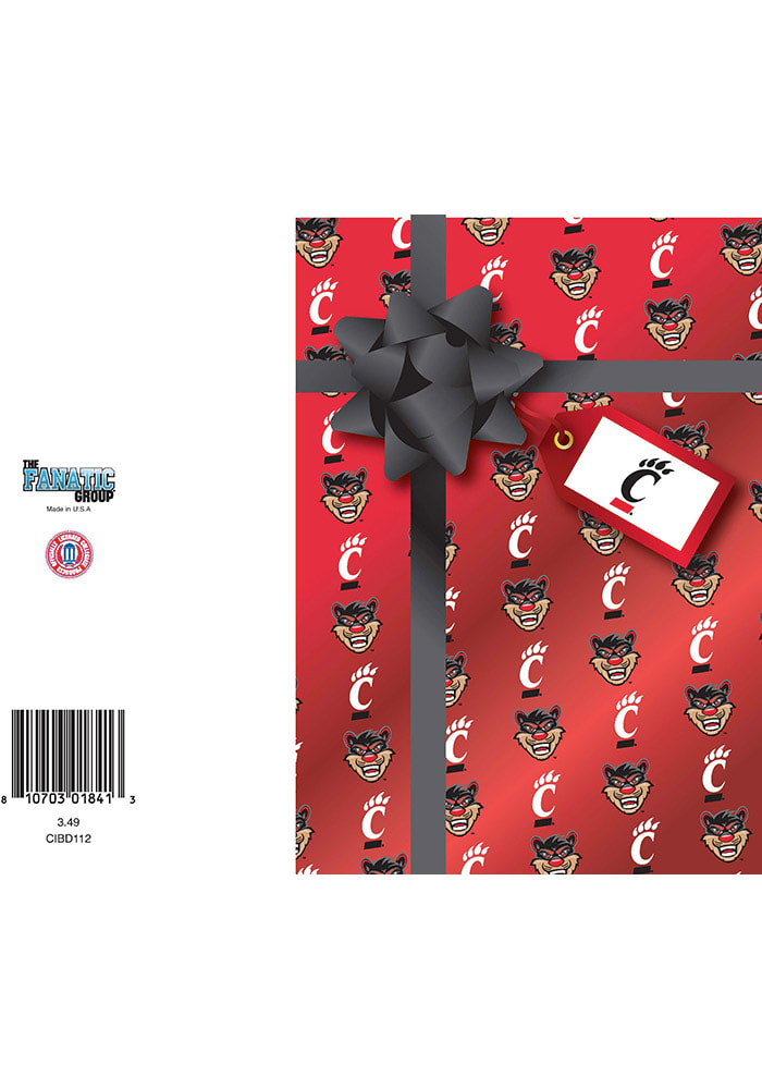 Cincinnati Bearcats Birthday Present Card