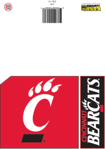 Cincinnati Bearcats CINCY BL114 Card
