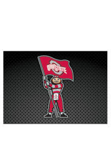 Red Ohio State Buckeyes Logo Card