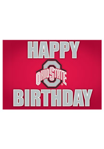 Ohio State Buckeyes Happy Birthday Card
