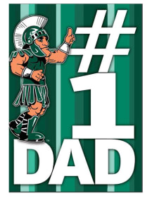 Michigan State Spartans Father`s Day Card