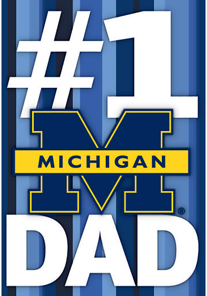 Michigan Wolverines Father`s Day Card
