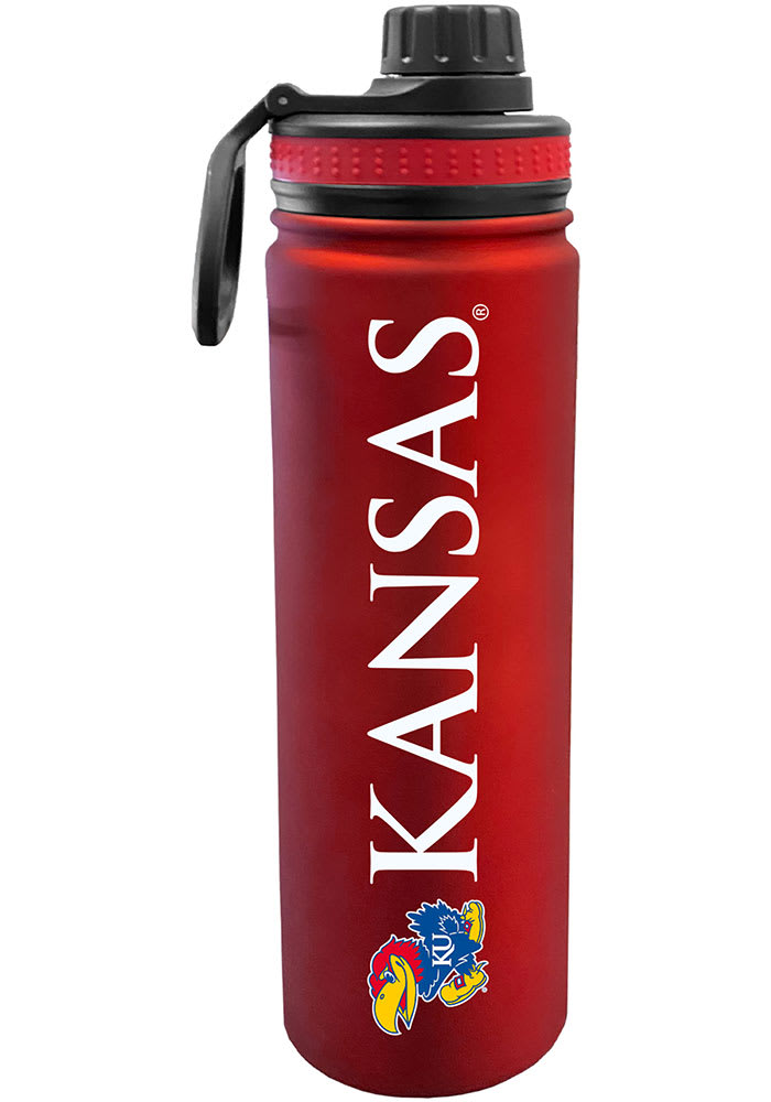 Kansas Jayhawks 24oz Stainless Steel Water Bottle