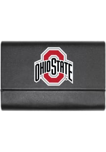 Ohio State Buckeyes Leather Business Card Holder