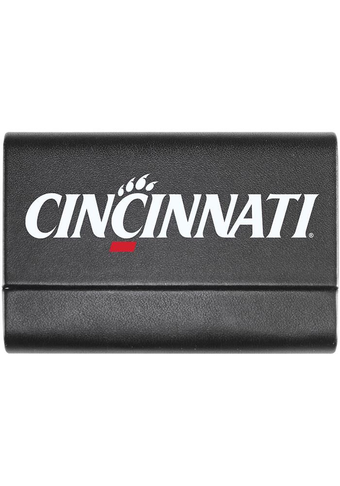 Cincinnati Bearcats Leather Business Card Holder