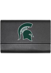 Michigan State Spartans Leather Business Card Holder