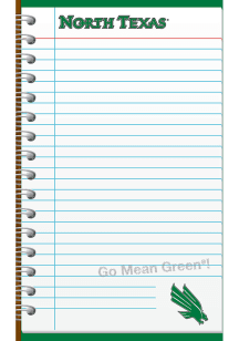 North Texas Mean Green Memo Notebooks and Folders