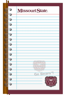 Missouri State Bears Memo Notebooks and Folders
