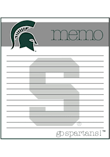 Michigan State Spartans Small Memo Notepad