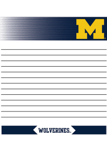 Michigan Wolverines Small Memo Notepad