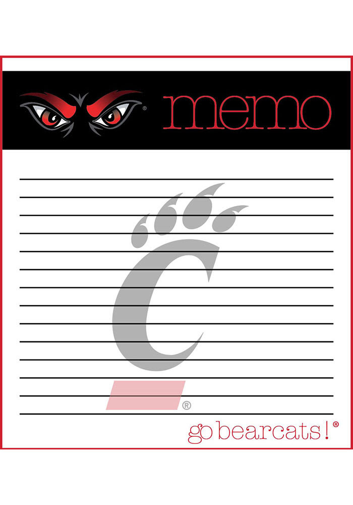 Cincinnati Bearcats Small Memo Notepad