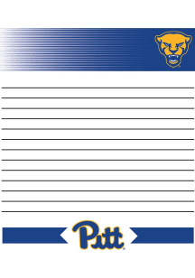 Yellow Pitt Panthers Small Memo Notepad