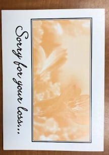 Oklahoma State Cowboys Loss Card - Orange