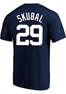 Tarik Skubal Detroit Tigers Mens Home Big and Tall Player Tee - Navy Blue