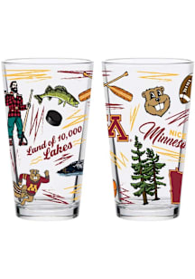 Minnesota Golden Gophers  Pint Glass -