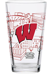 Wisconsin Badgers  Pint Glass -