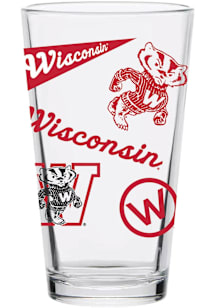 Wisconsin Badgers  Pint Glass -