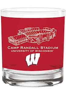 Wisconsin Badgers  Rock Glass -