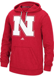 Adidas Nebraska Cornhuskers Mens Red 2015 School Logo Hood