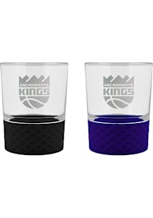 Sacramento Kings Commissioner Set Rock Glass - White