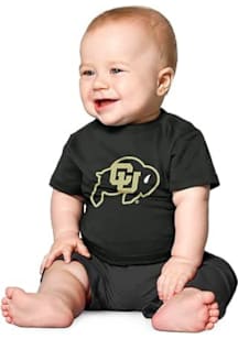 Little King Colorado Buffaloes Infant Primary Logo Short Sleeve T-Shirt Black