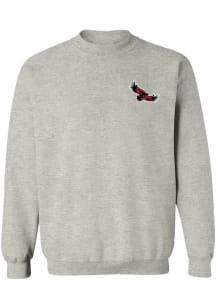 Vive La Fete Saint Josephs Hawks Womens Grey Impressions Crew Sweatshirt