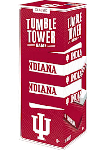 Crimson Indiana Hoosiers Tumble Tower Game