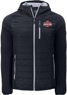 Mens Ohio State Buckeyes Black Cutter and Buck 2024 Football National Champion Rainier PrimaLoft..