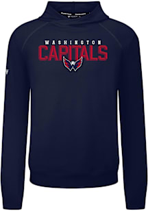 Levelwear Washington Capitals Navy Blue Mandate Carve Long Sleeve T Shirt
