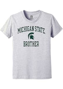 Summit Sportswear Michigan State Spartans Youth Grey Brother Short Sleeve T-Shirt