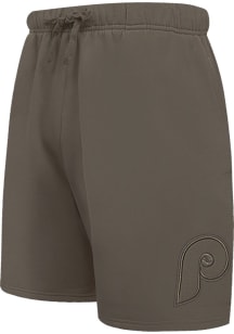 Pro Standard Philadelphia Phillies Mens Brown Neutral Shorts