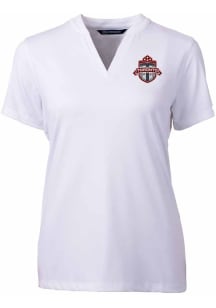 Cutter and Buck Toronto FC Womens White Forge Short Sleeve T-Shirt