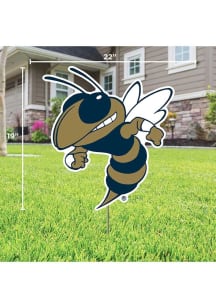 GA Tech Yellow Jackets Mascot Yard Sign - Gold