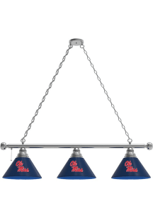 Ole Miss Rebels 3 Shade  Billiard Lamp
