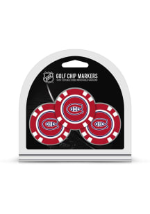 Montreal Canadiens Poker Chip 3 Pack Golf Ball Marker
