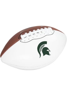 Michigan State Spartans Nike Team Logo Autograph Football