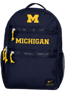 Michigan Wolverines Nike Heat Backpack - Navy Blue