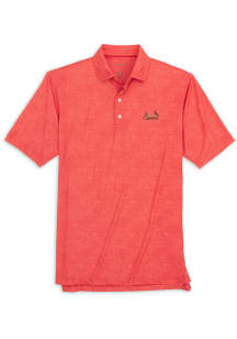 Johnnie O St Louis Cardinals Mens Red Gibson Short Sleeve Polo