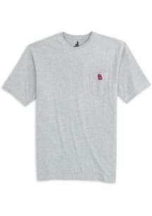 Johnnie O St Louis Cardinals Grey Tyler Short Sleeve Fashion T Shirt
